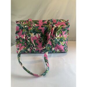 Vera Bradley's SMALL DUFFEL BAG in TROPICAL PARADISE Pattern, Luggage, Pink NWOT